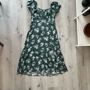 Hollister midi dress off the shoulder